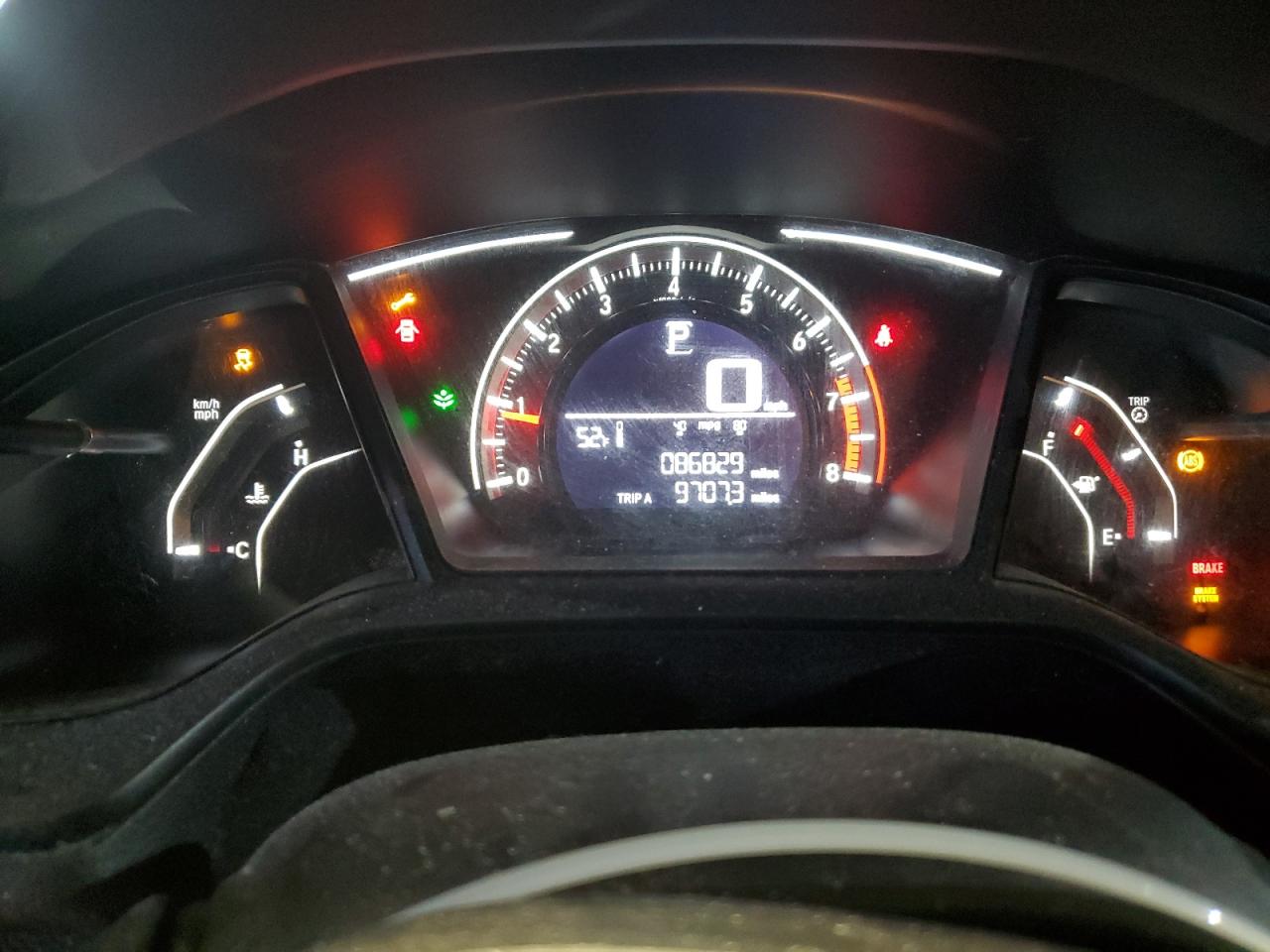 2018 Honda Civic VIN 19XFC2F58JE202593 Copart auction photo, front end / side damage thumbnail 9