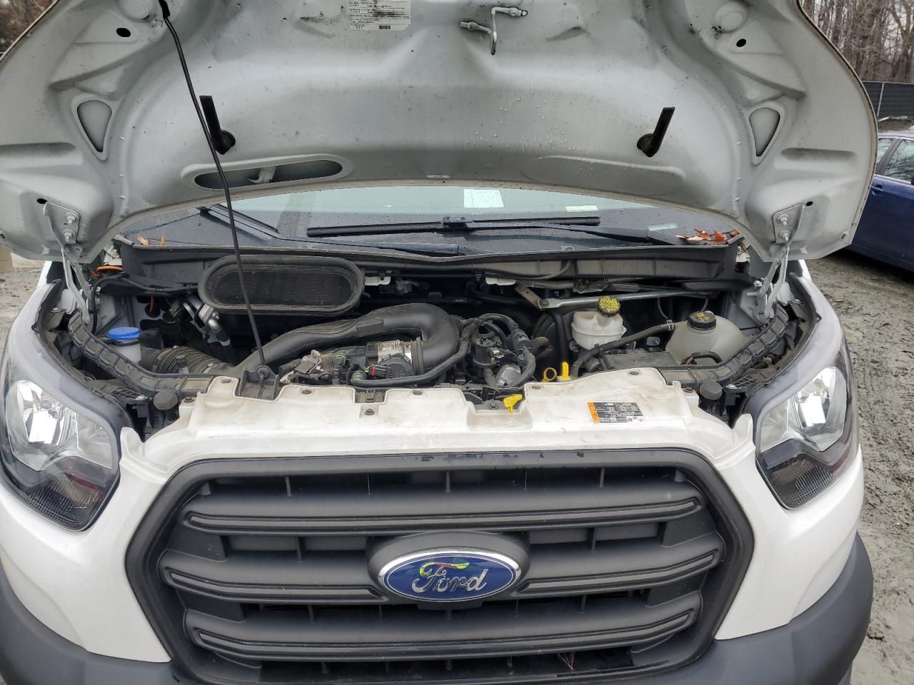 2020 Ford Transit VIN 1FTBR1C80LKB20332 Copart auction photo, rear end damage thumbnail 12