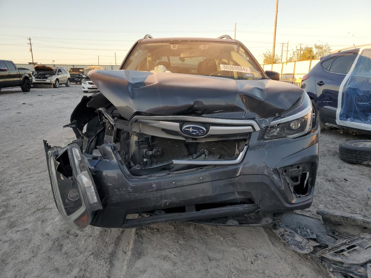 2021 Subaru Forester VIN JF2SKADC1MH501842 Copart auction photo, front end damage thumbnail 5