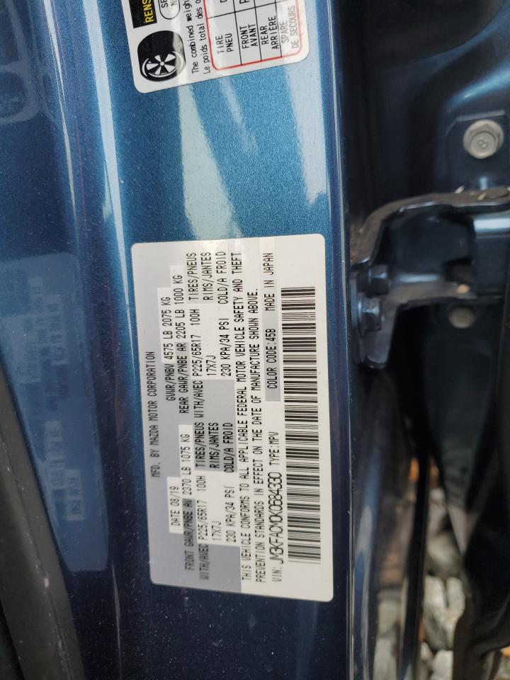 2019 Mazda CX-5 VIN JM3KFACM0K0684330 Copart auction photo, all over damage thumbnail 16