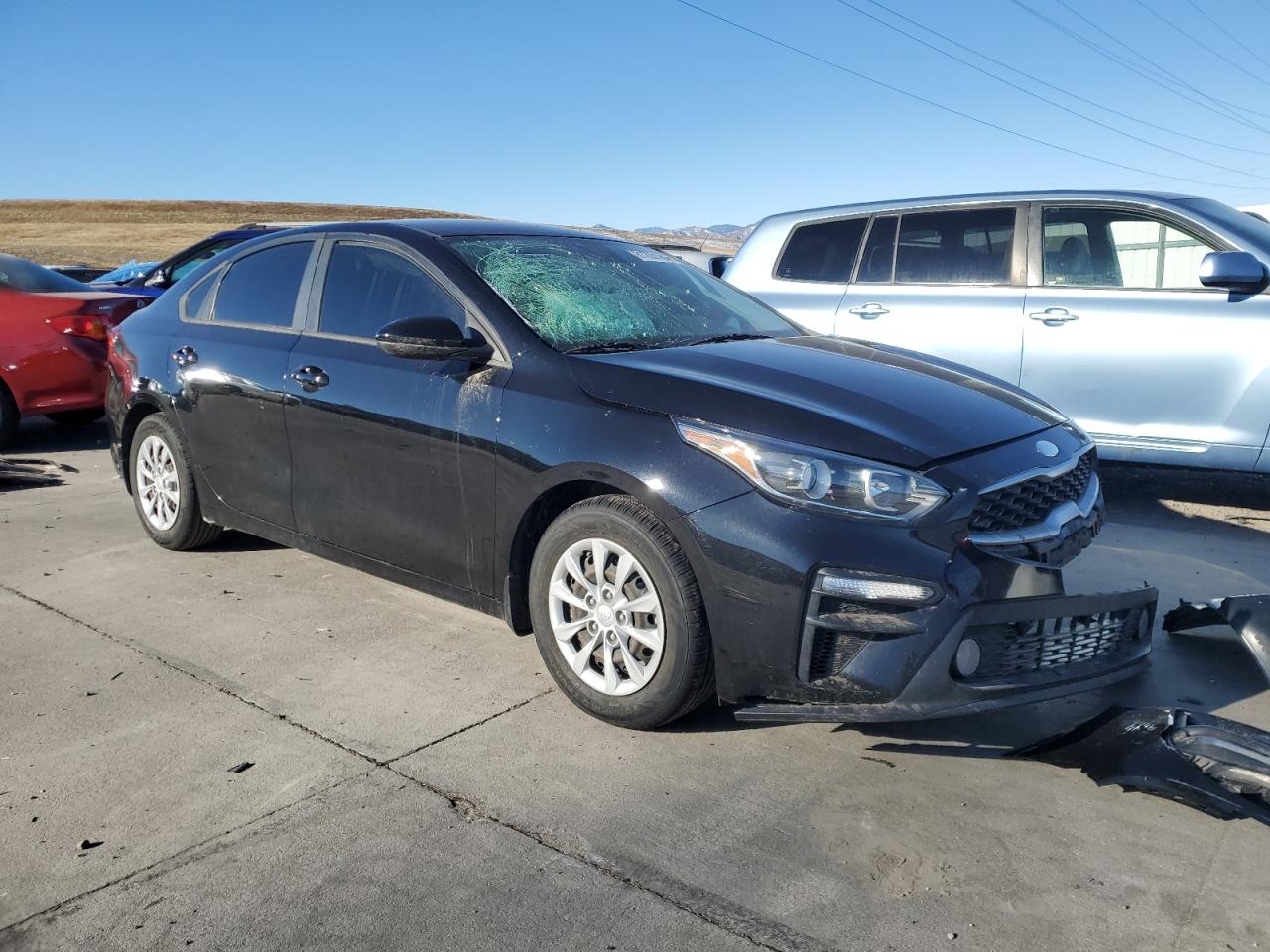 2020 KIA Forte VIN 3KPF24AD7LE142659 Copart auction photo, front end damage thumbnail 4