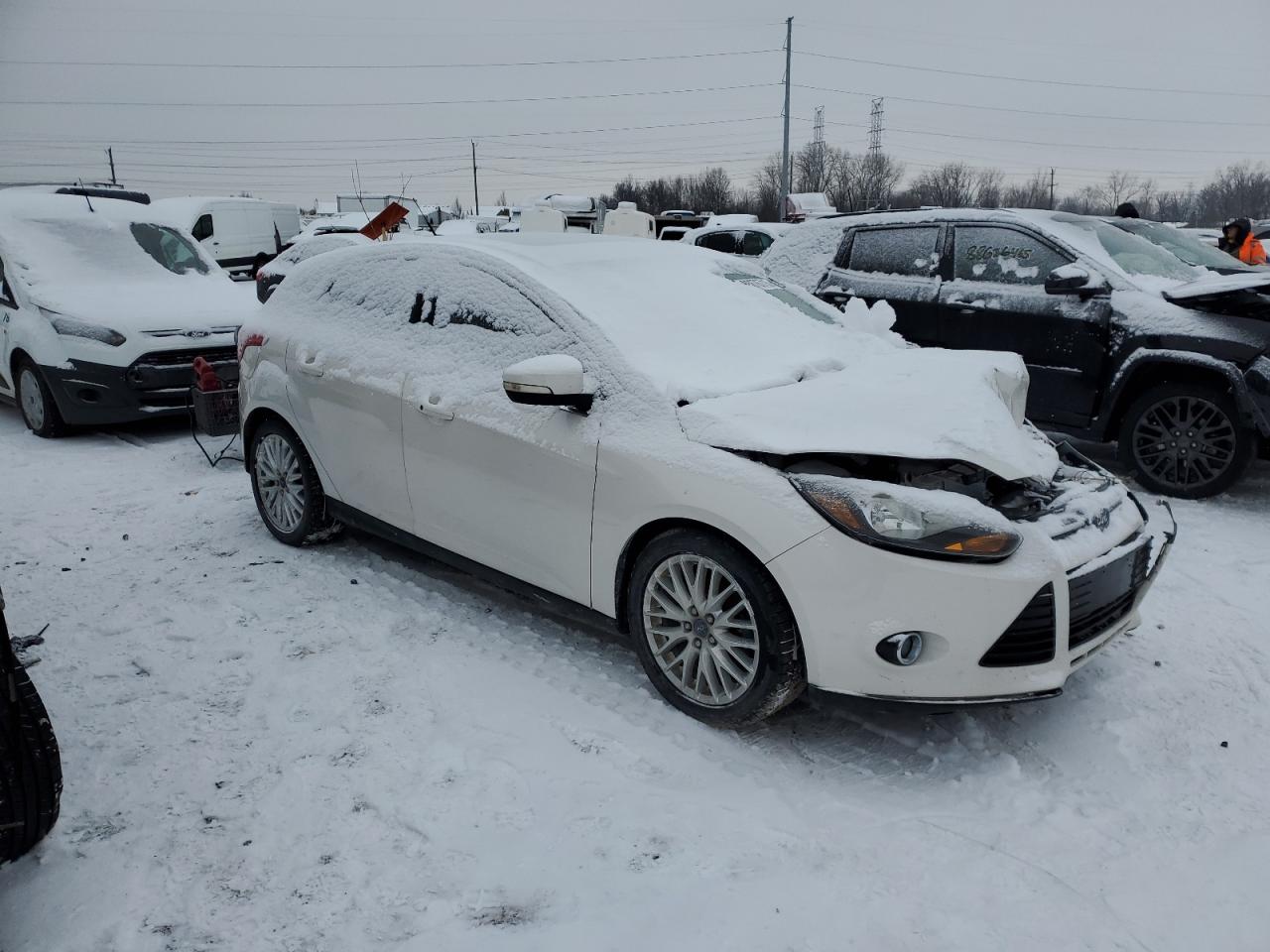 2013 Ford Focus VIN 1FADP3N20DL292610 Copart auction photo, front end / mechanical damage thumbnail 4