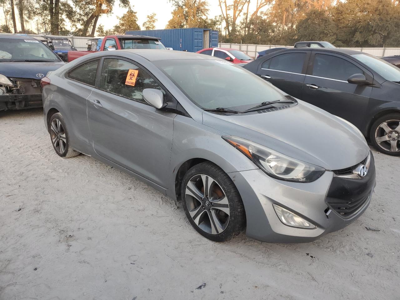 2014 Hyundai Elantra VIN KMHDH6AH8EU029386 Copart auction photo, mechanical / minor dent/scratches damage thumbnail 4