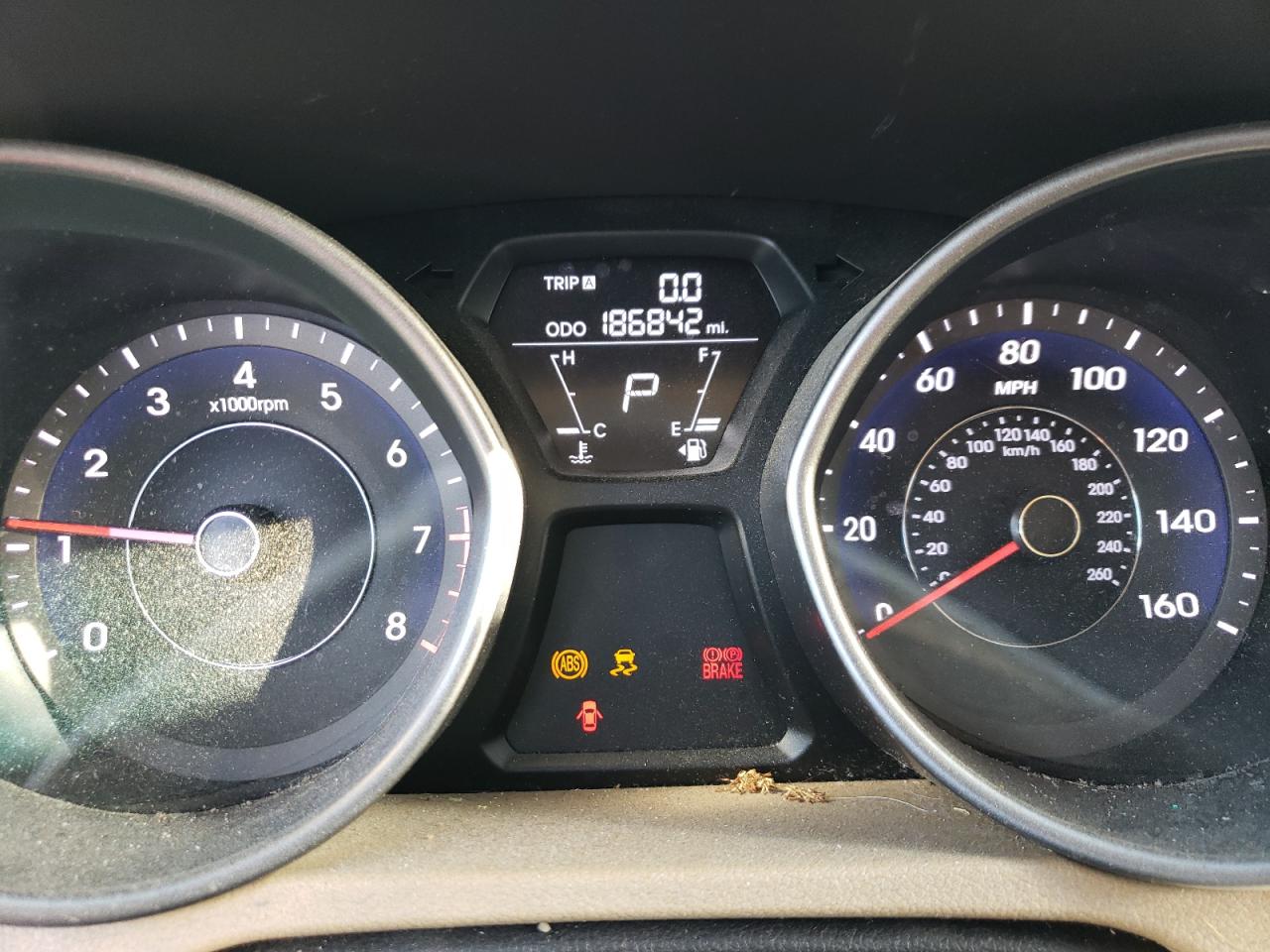 2013 Hyundai Elantra VIN 5NPDH4AE5DH333203 Copart auction photo, side / hail damage thumbnail 9