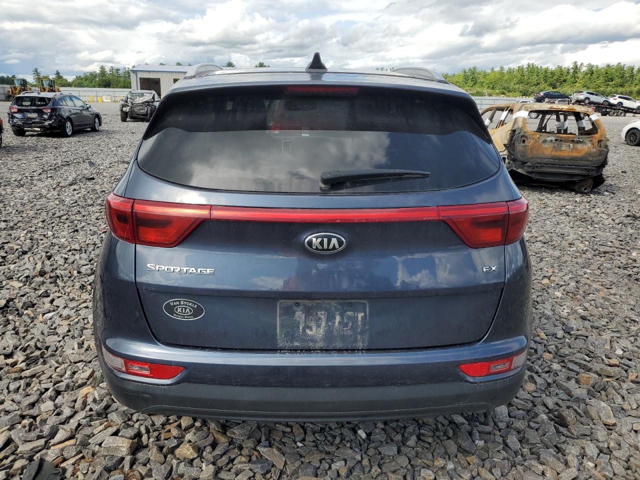 2017 KIA Sportage VIN KNDPNCACXH7287697 Copart auction photo, front end damage thumbnail 6