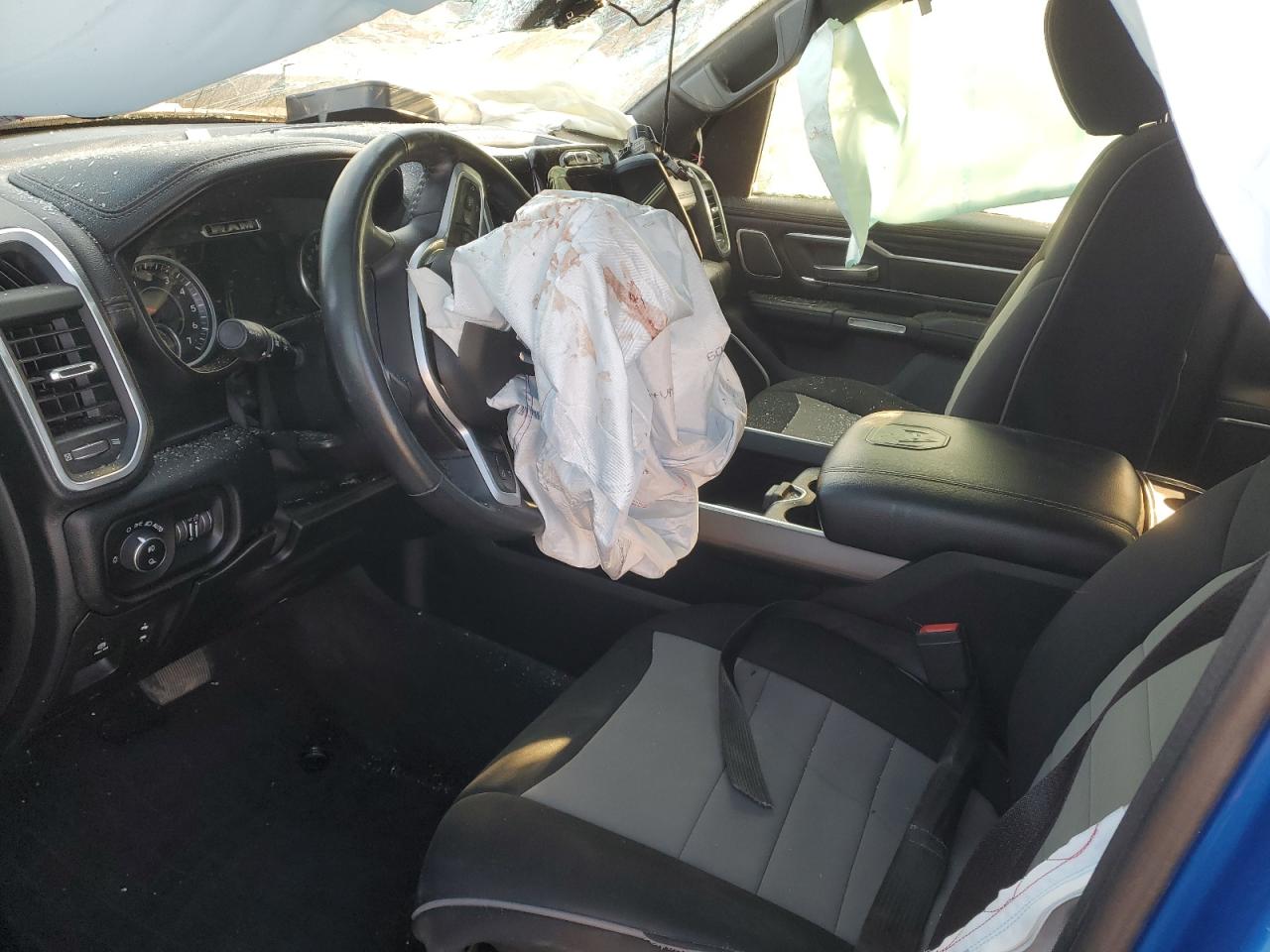 2020 RAM 1500 VIN 1C6RREJT2LN358993 Copart auction photo, rollover damage thumbnail 7