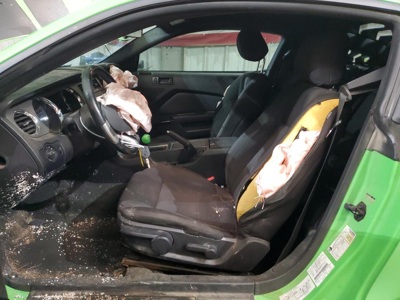 2013 Ford Mustang VIN 1ZVBP8AM8D5212252 Copart auction photo, front end / side damage thumbnail 7