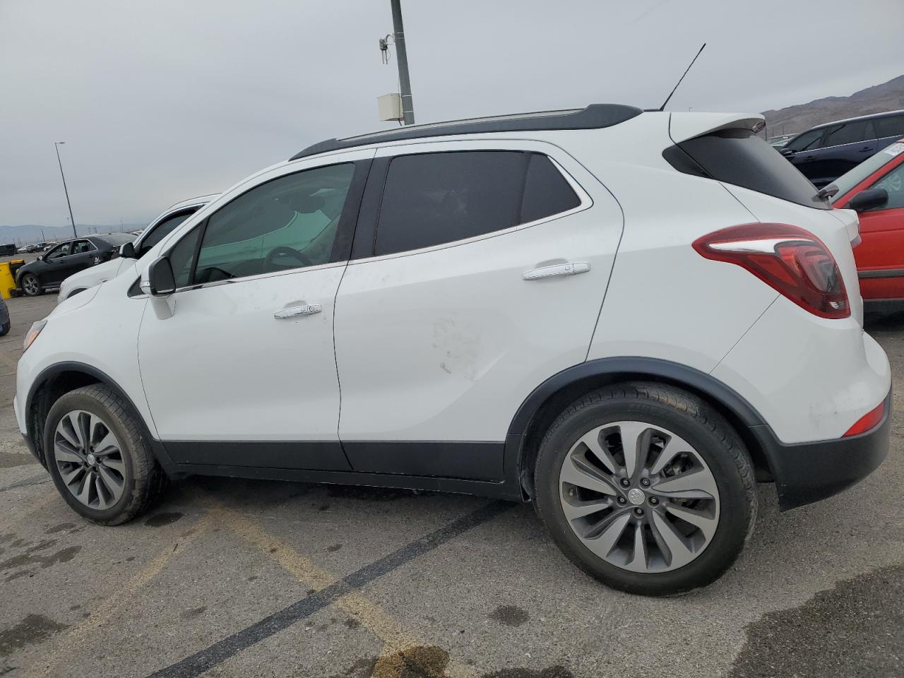 2017 Buick Encore VIN KL4CJCSB0HB145544 Copart auction photo, front end / side damage thumbnail 2
