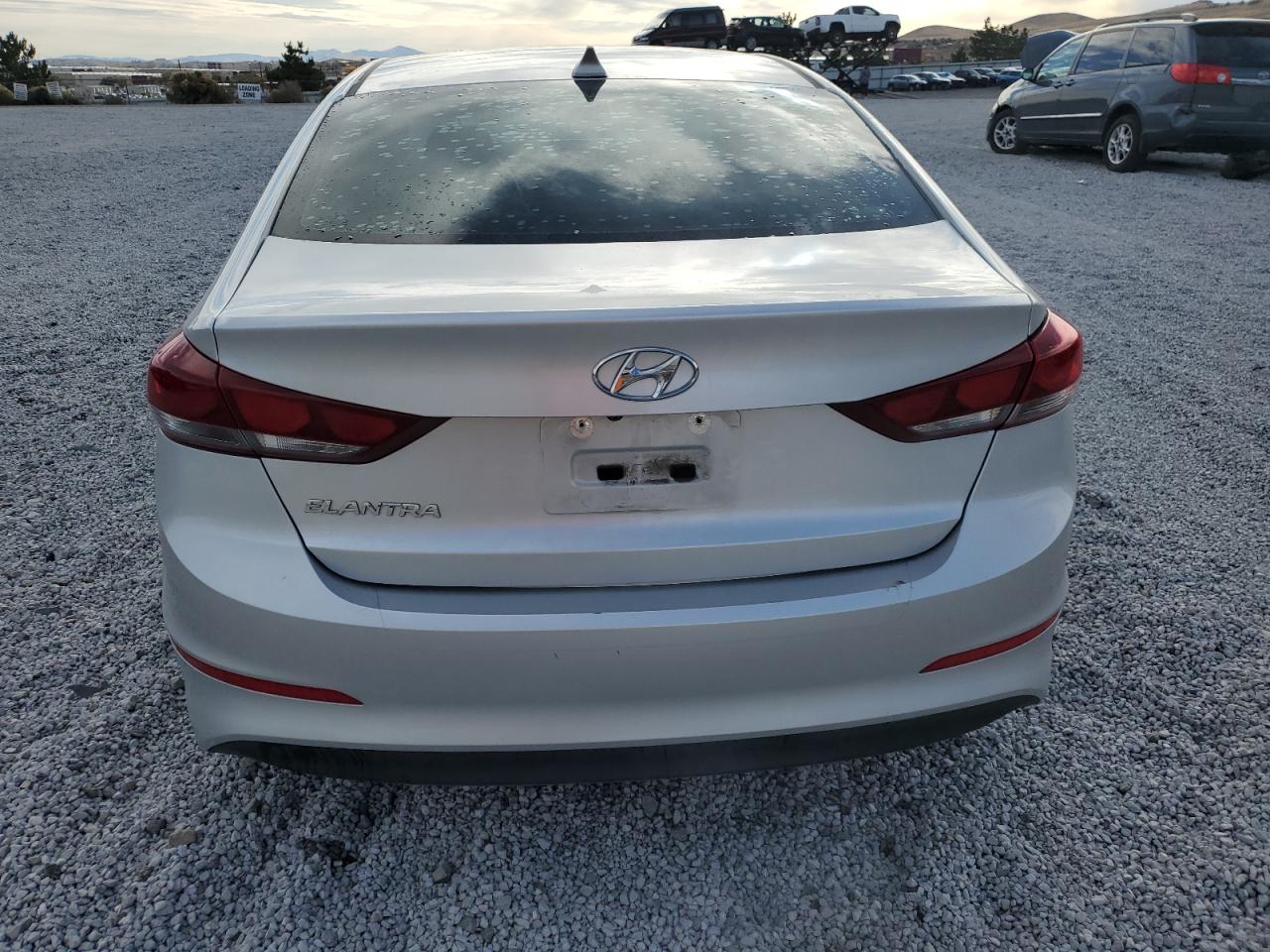 2017 Hyundai Elantra VIN 5NPD84LF3HH039195 Copart auction photo, front end damage thumbnail 6
