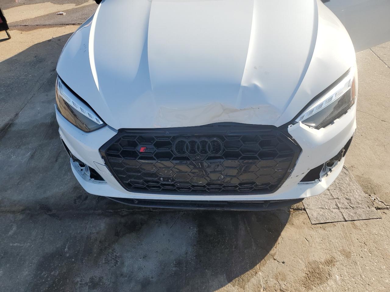 2024 Audi RS5 VIN WAUC4CF52RA104614 Copart auction photo, side / front end damage thumbnail 12