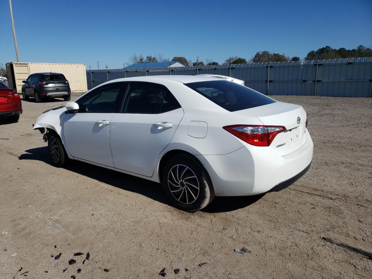 2016 Toyota Corolla VIN 2T1BURHE7GC593910 Copart auction photo, front end / side damage thumbnail 2