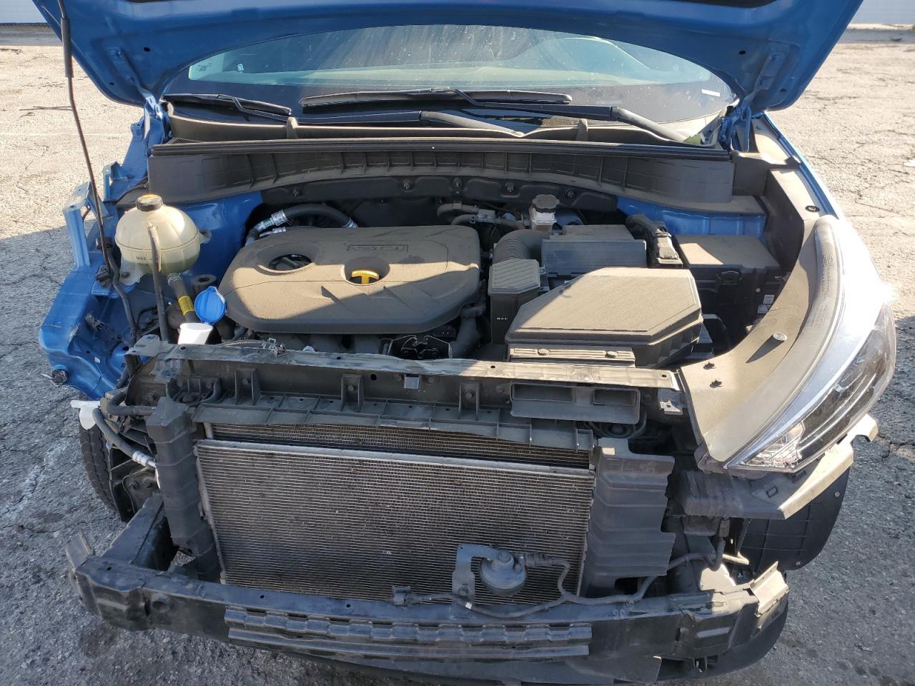 2019 Hyundai Tucson VIN KM8J23A46KU939954 Copart auction photo, front end / side damage thumbnail 12