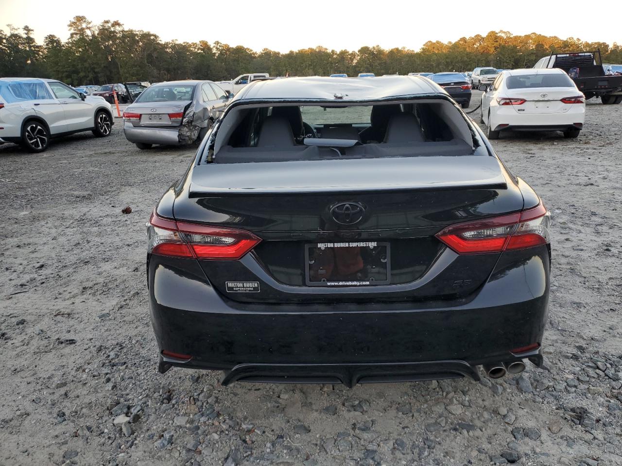 2023 Toyota Camry VIN 4T1T11AK6PU086946 Copart auction photo, top/roof damage thumbnail 6