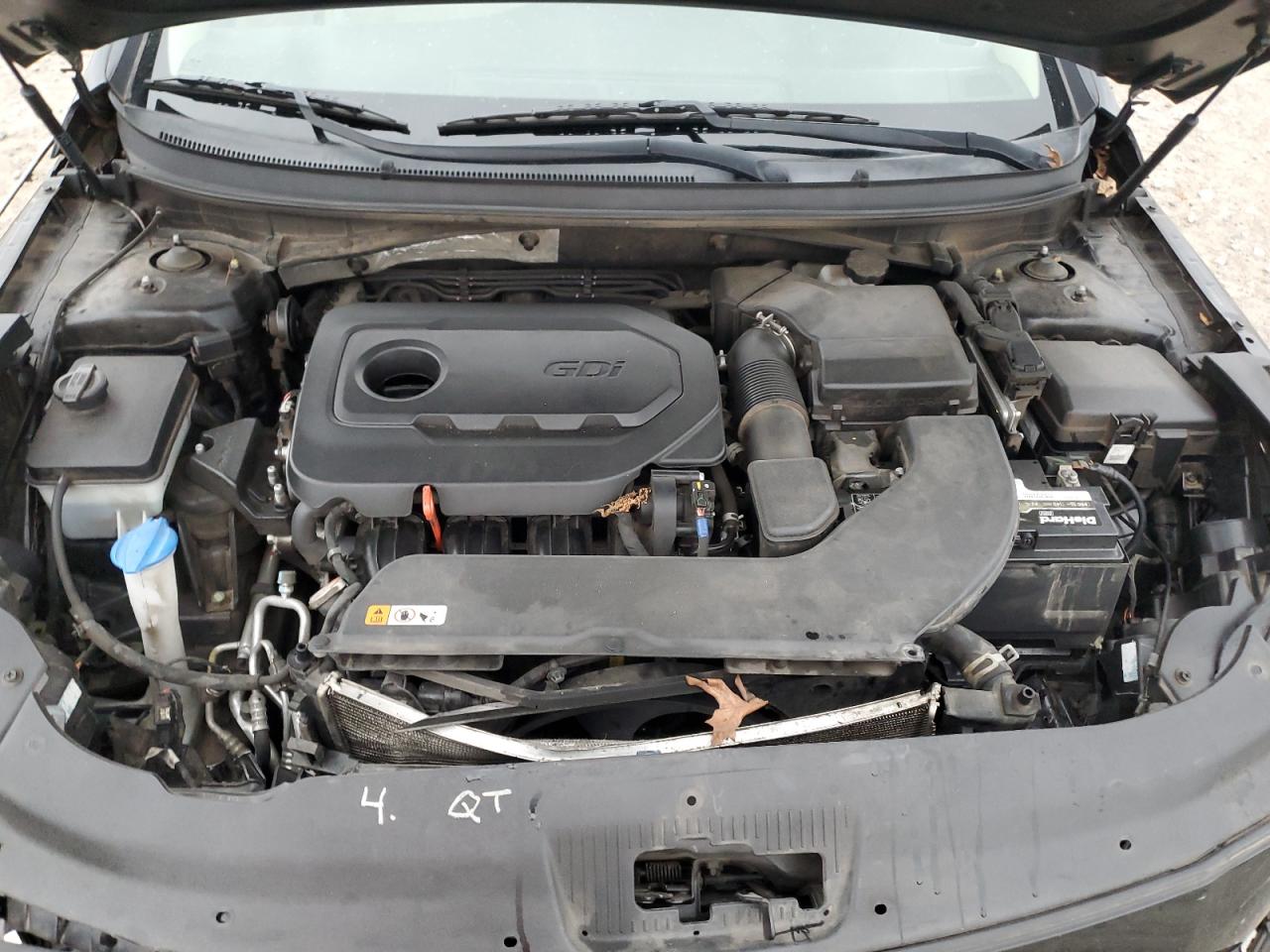 2017 Hyundai Sonata VIN 5NPE24AF9HH536924 Copart auction photo, front end damage thumbnail 13