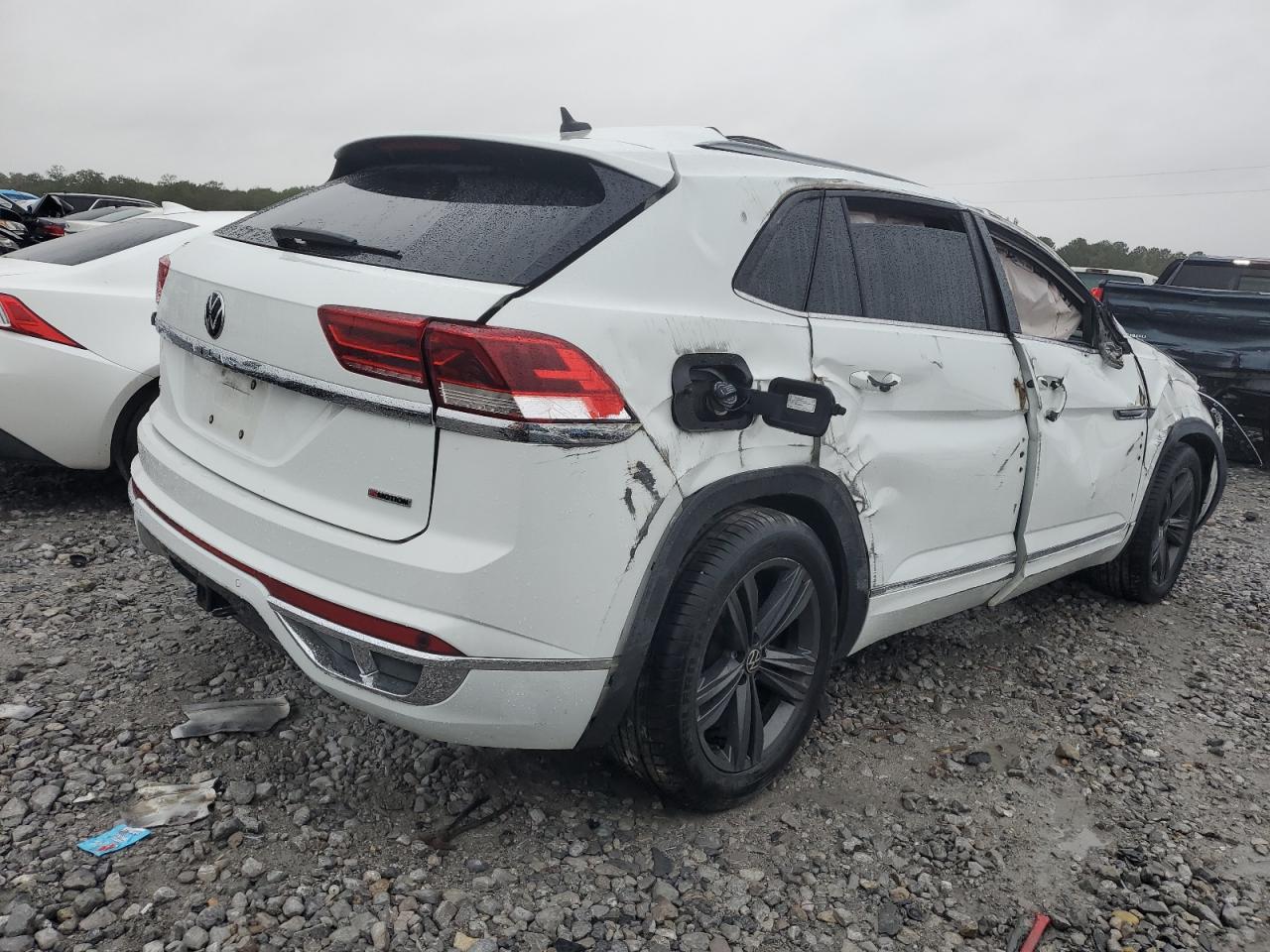 2020 Volkswagen Atlas VIN 1V26E2CA6LC223902 Copart auction photo, all over damage thumbnail 3