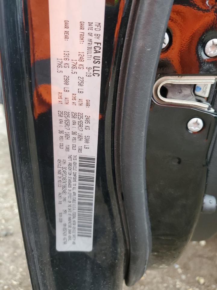 2019 Dodge Journey VIN 3C4PDCAB7KT862481 Copart auction photo, vandalism damage thumbnail 14