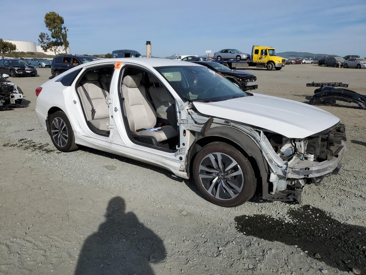 2021 Honda Accord VIN 1HGCV3F14MA004943 Copart auction photo, vandalism / stripped damage thumbnail 4