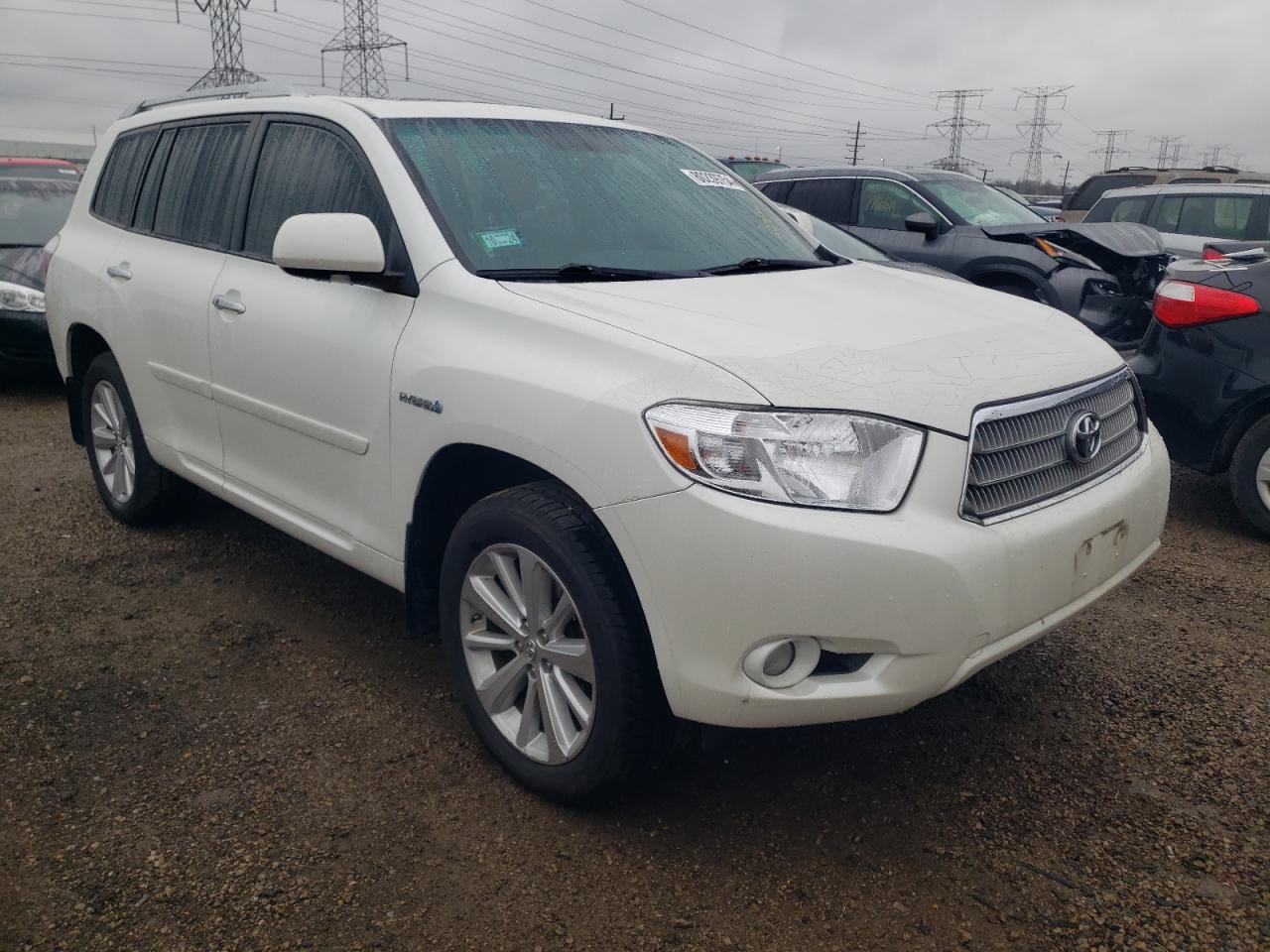 2008 Toyota Highlander VIN JTEEW44A482016762 Copart auction photo, normal wear / minor dent/scratches damage thumbnail 4