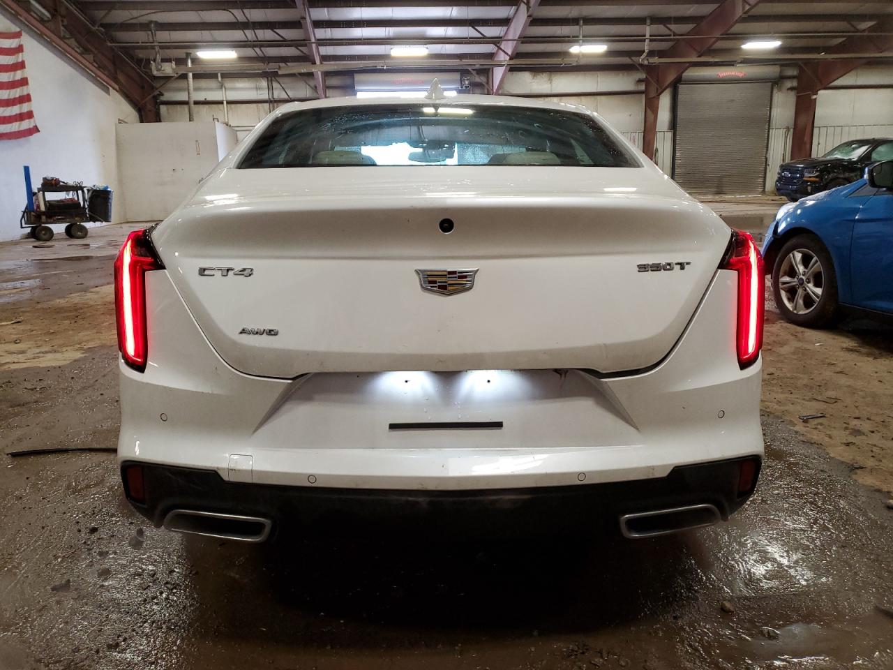 2020 Cadillac CT4 VIN 1G6DF5RK0L0154135 Copart auction photo, side / mechanical damage thumbnail 6