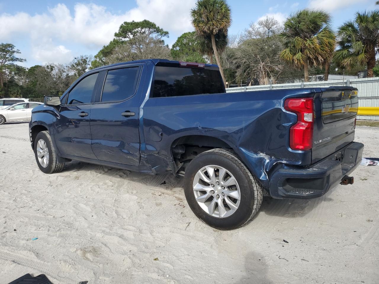 2022 Chevrolet Silverado VIN 3GCPWBEK1NG188792 Copart auction photo, side / rear end damage thumbnail 2