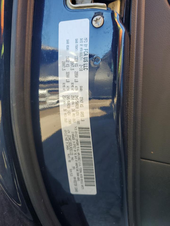 2018 Chrysler Pacifica VIN 2C4RC1BG9JR261133 Copart auction photo, front end damage thumbnail 13