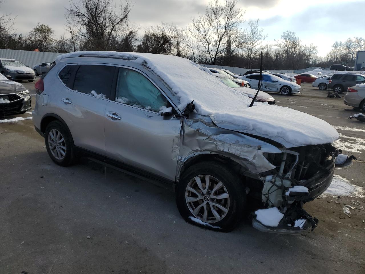 2019 Nissan Rogue VIN KNMAT2MV4KP537509 Copart auction photo, front end damage thumbnail 4