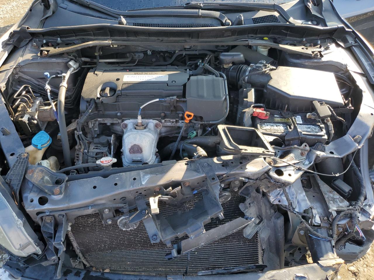 2014 Honda Accord VIN 1HGCR2F55EA276677 Copart auction photo, front end damage thumbnail 13