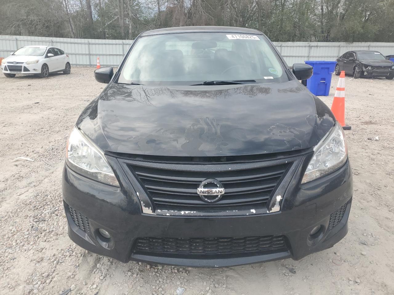 2014 Nissan Sentra VIN 3N1AB7AP8EY219565 Copart auction photo, side / rear end damage thumbnail 5