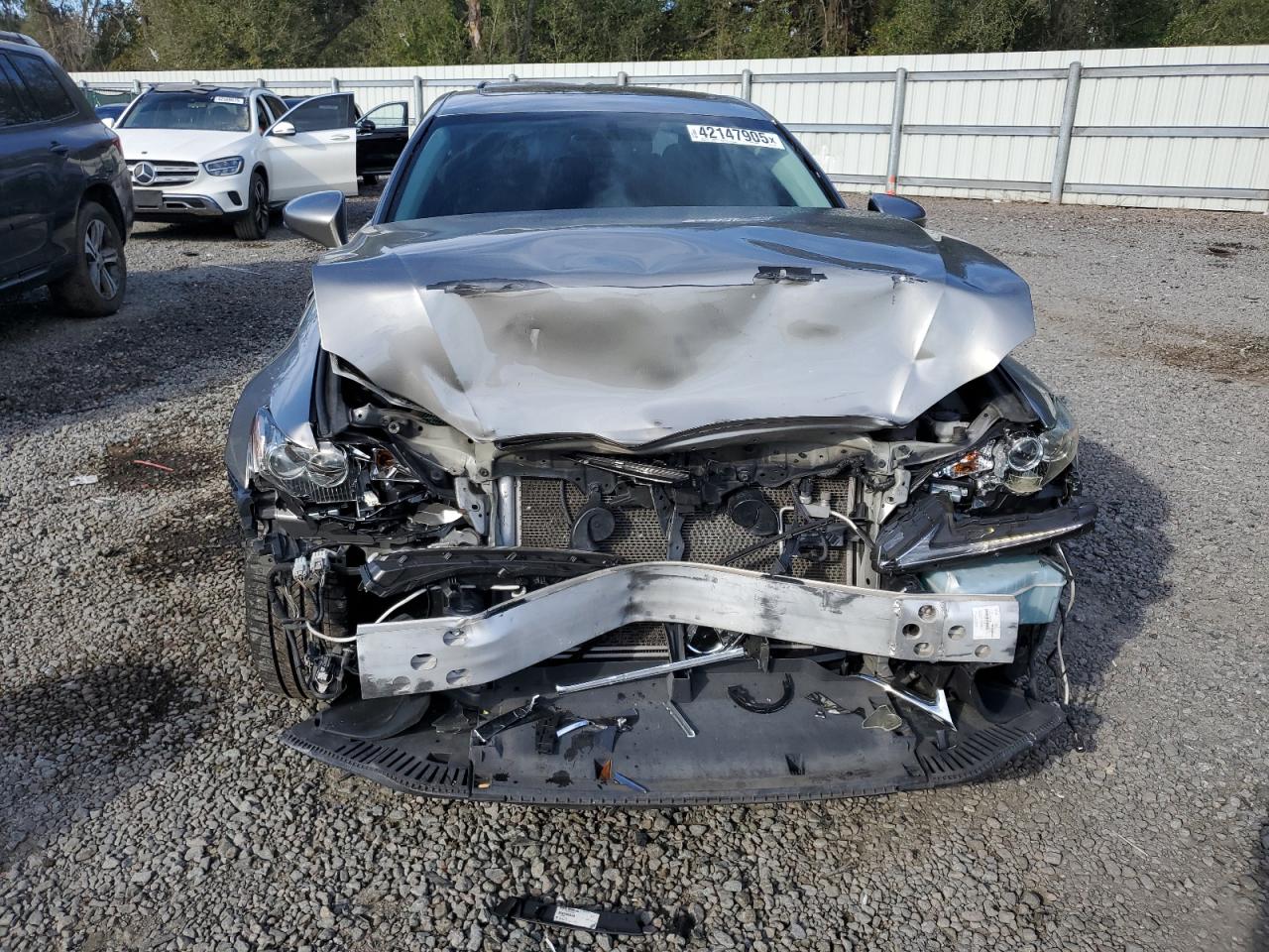2014 Lexus IS VIN JTHBE1D25E5007580 Copart auction photo, front end damage thumbnail 5