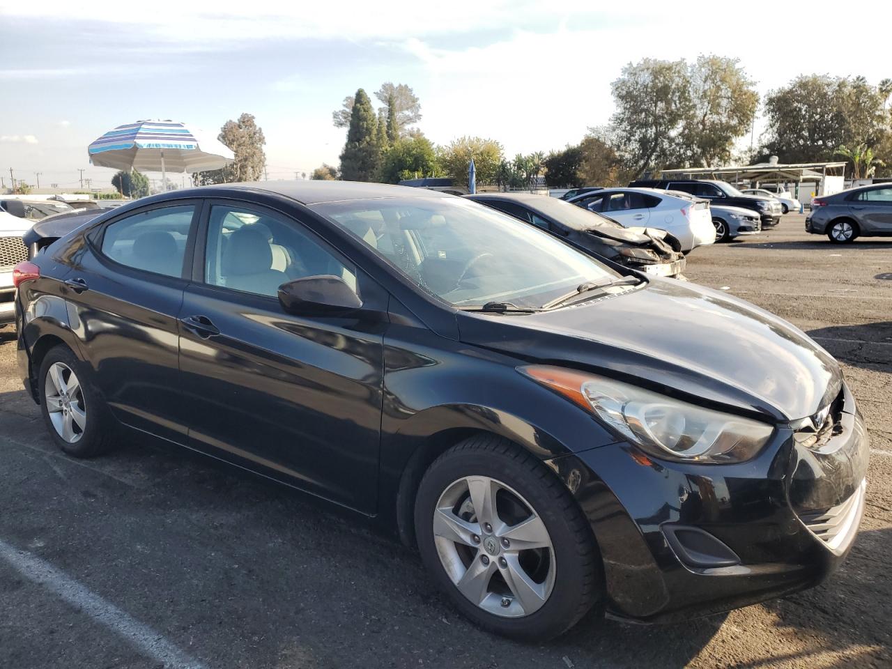 2011 Hyundai Elantra VIN 5NPDH4AE9BH004159 Copart auction photo, rear end / minor dent/scratches damage thumbnail 4
