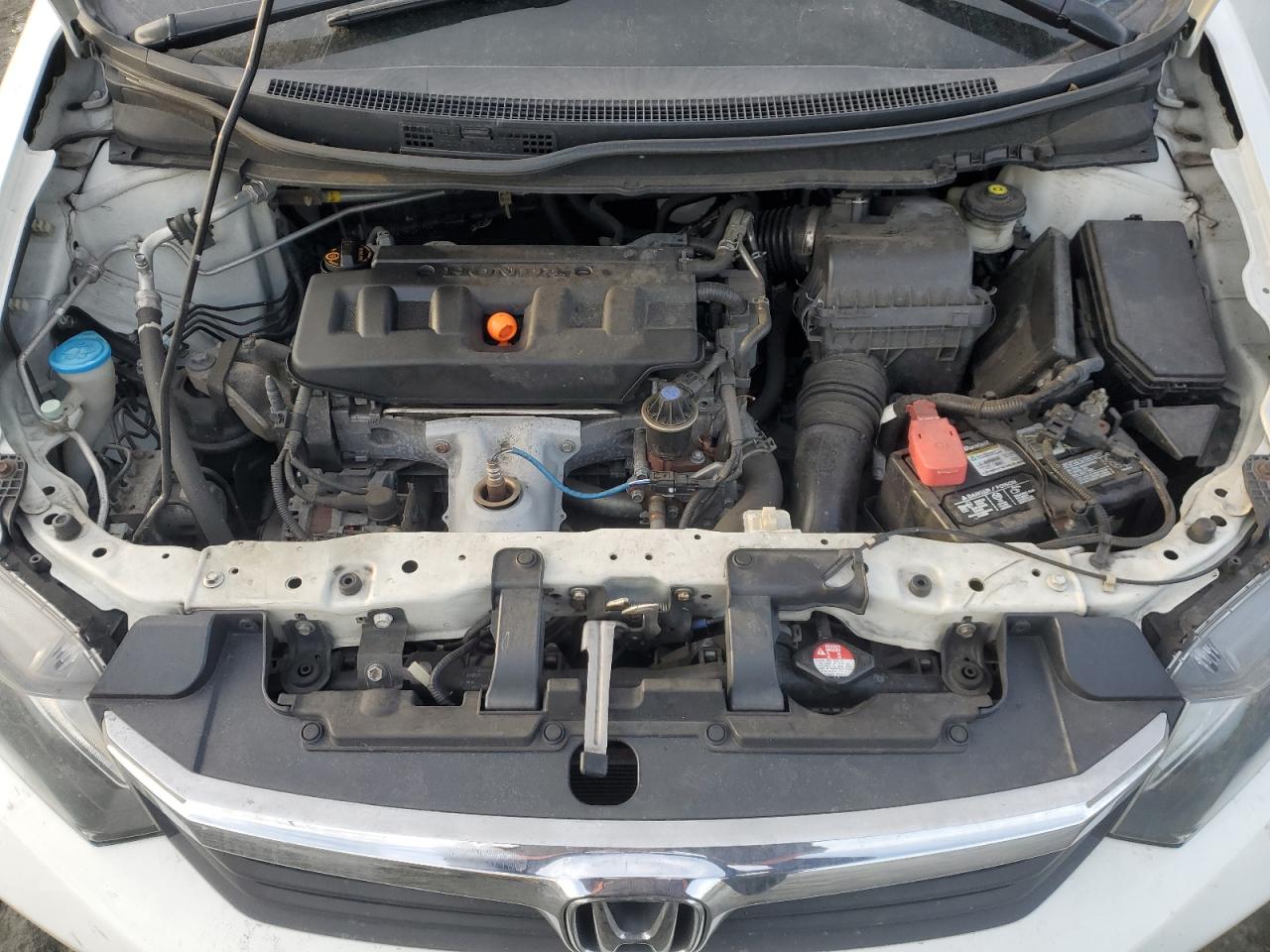 2012 Honda Civic VIN 2HGFB2F52CH307335 Copart auction photo, all over / undercarriage damage thumbnail 11