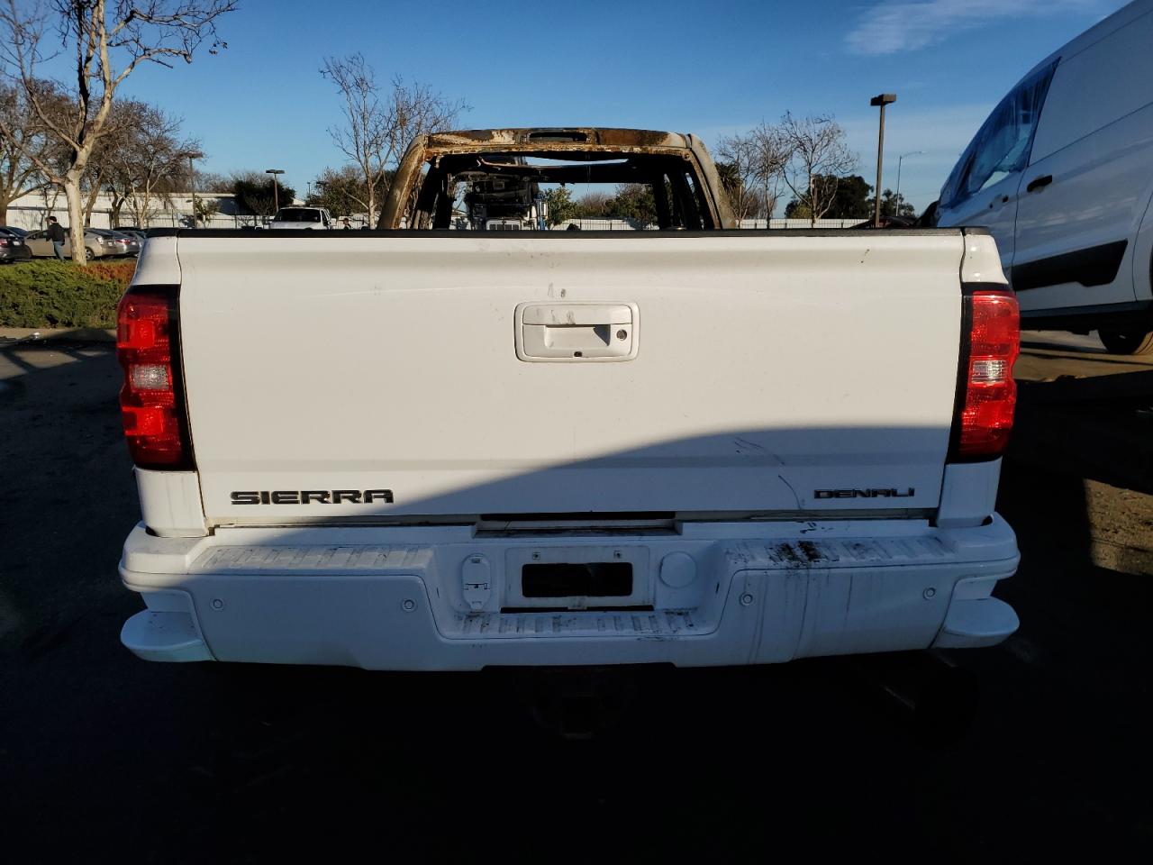 2016 GMC Sierra VIN 1GT42YE80GF158869 Copart auction photo, burn / missing/altered vin damage thumbnail 6
