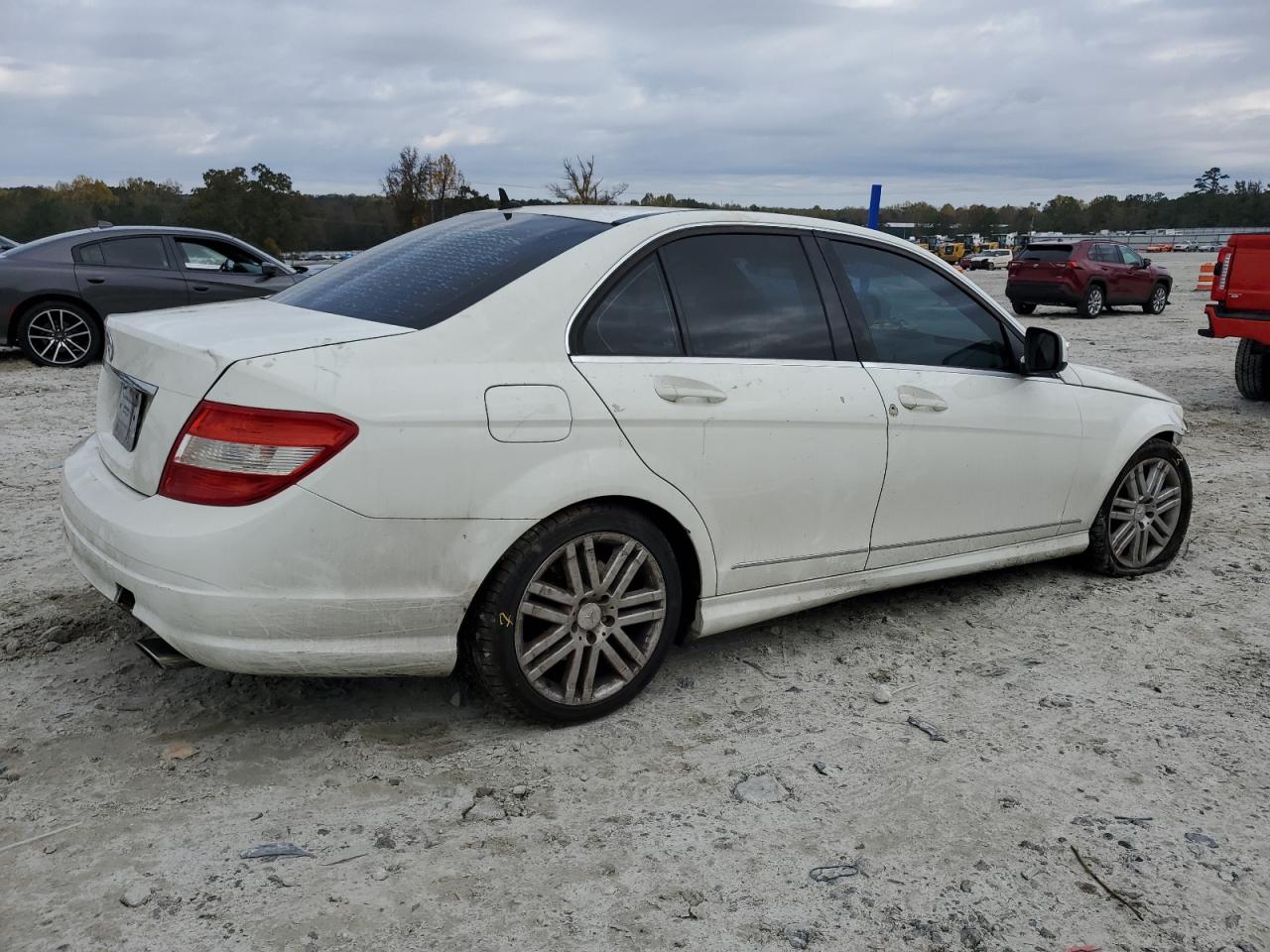2009 Mercedes-Benz C-klasse VIN WDDGF54X09R070159 Copart auction photo, front end damage thumbnail 3