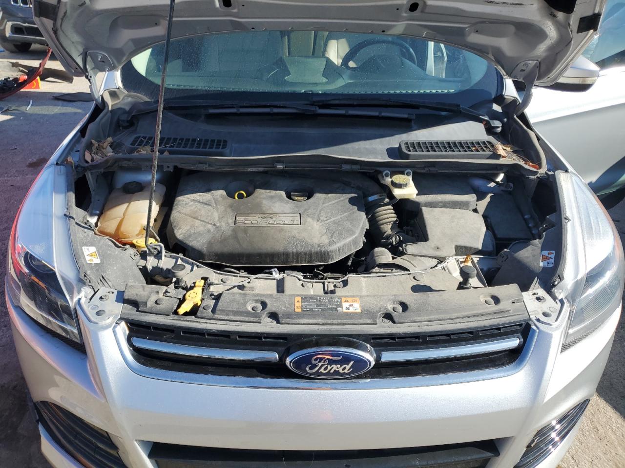2014 Ford Escape VIN 1FMCU9J98EUB00779 Copart auction photo, side / front end damage thumbnail 13