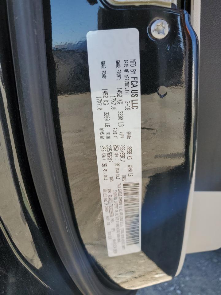 2018 Chrysler Pacifica VIN 2C4RC1L73JR229938 Copart auction photo, front end / minor dent/scratches damage thumbnail 13