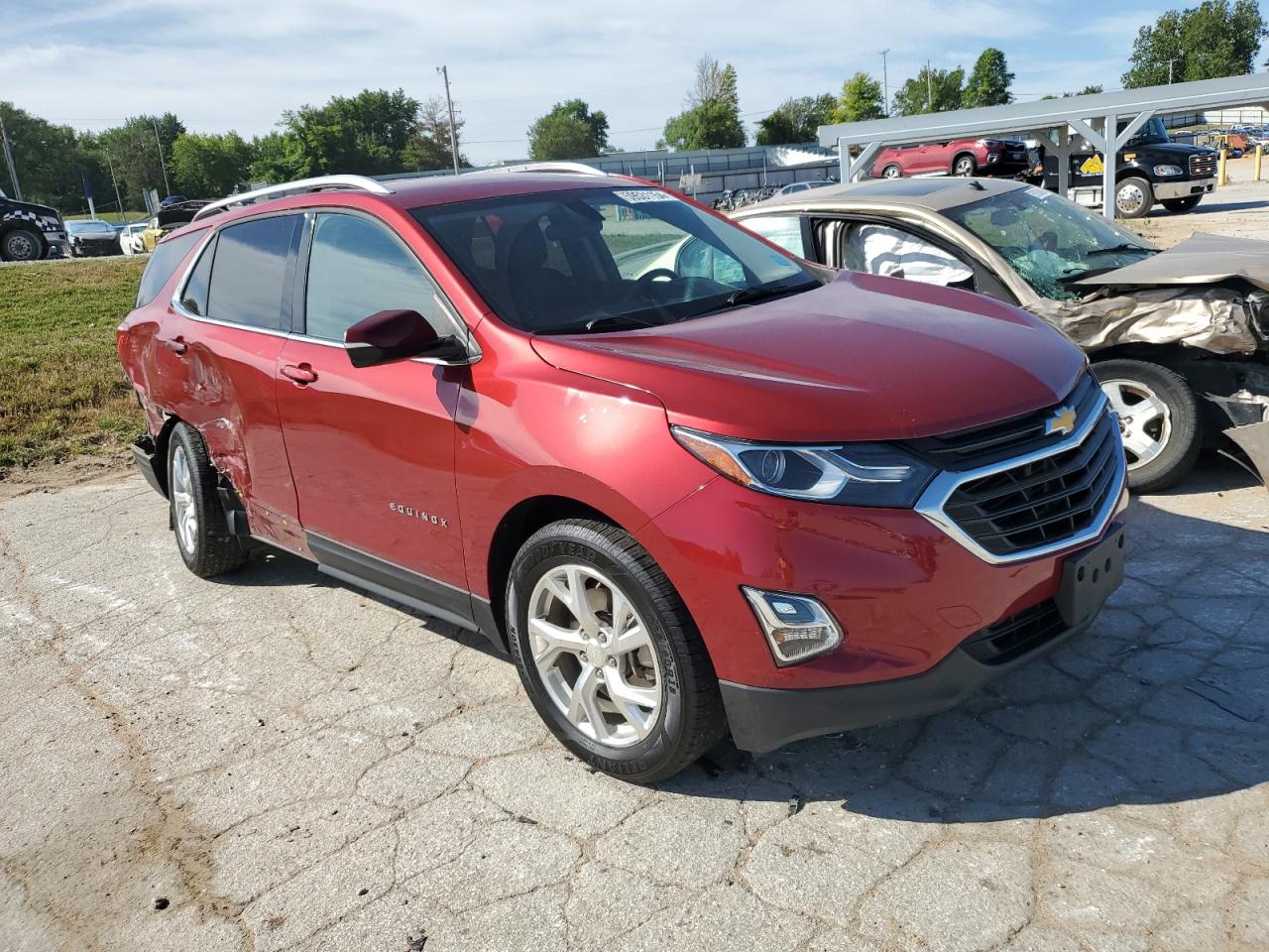 2018 Chevrolet Equinox VIN 3GNAXKEX5JS648081 Copart auction photo, rear end / side damage thumbnail 4