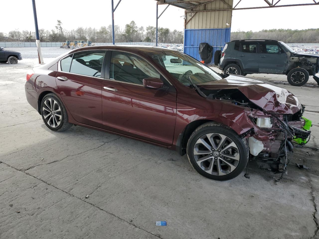 2015 Honda Accord VIN 1HGCR2F53FA190091 Copart auction photo, front end damage thumbnail 4
