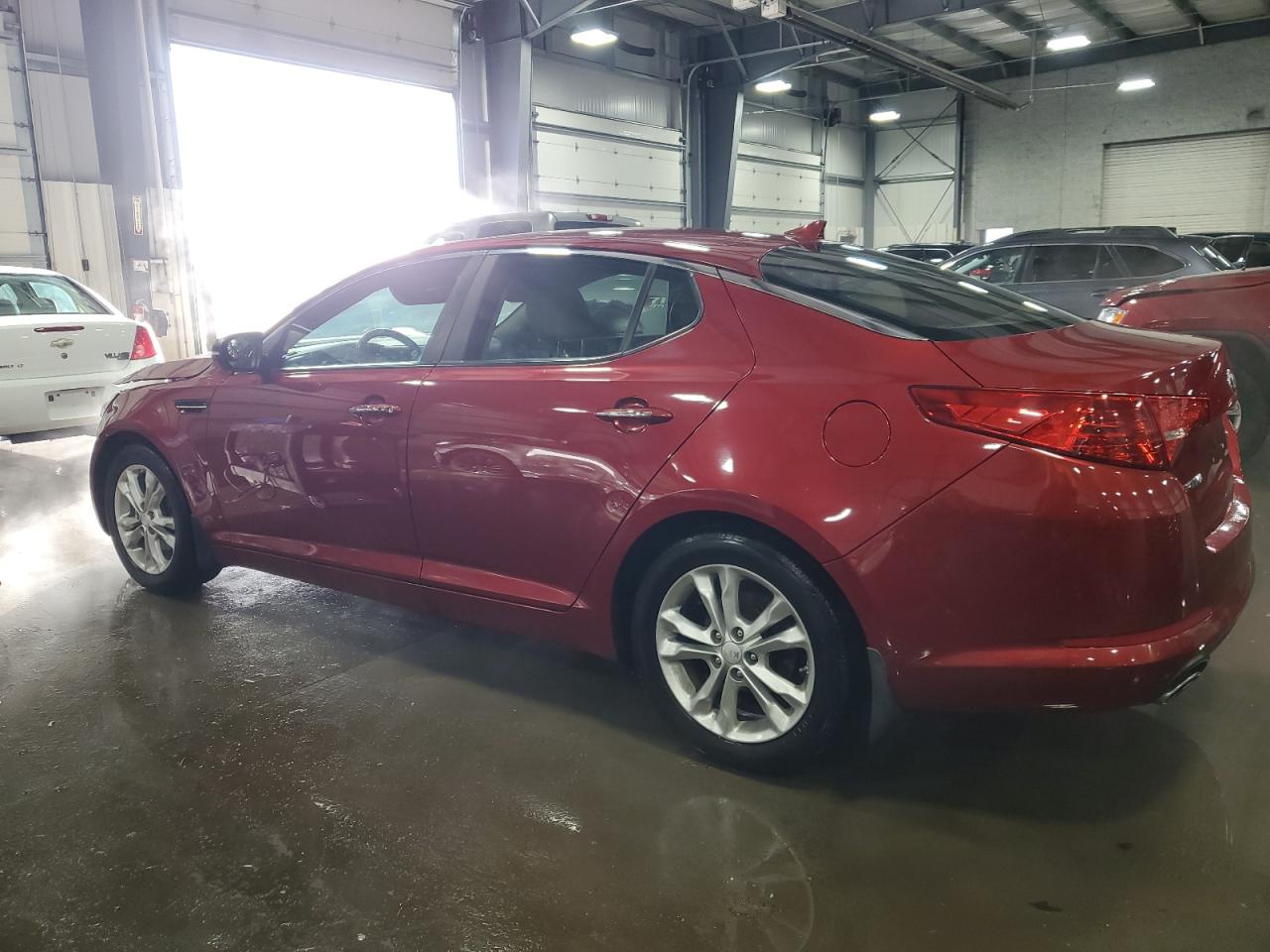 2013 KIA Optima VIN 5XXGN4A7XDG169868 Copart auction photo, front end damage thumbnail 2