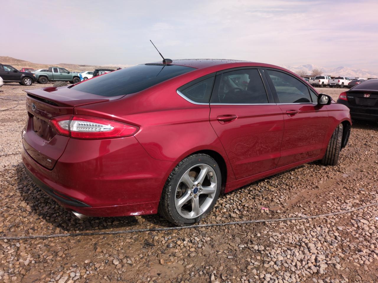 2014 Ford Fusion VIN 3FA6P0H73ER247873 Copart auction photo, front end damage thumbnail 3