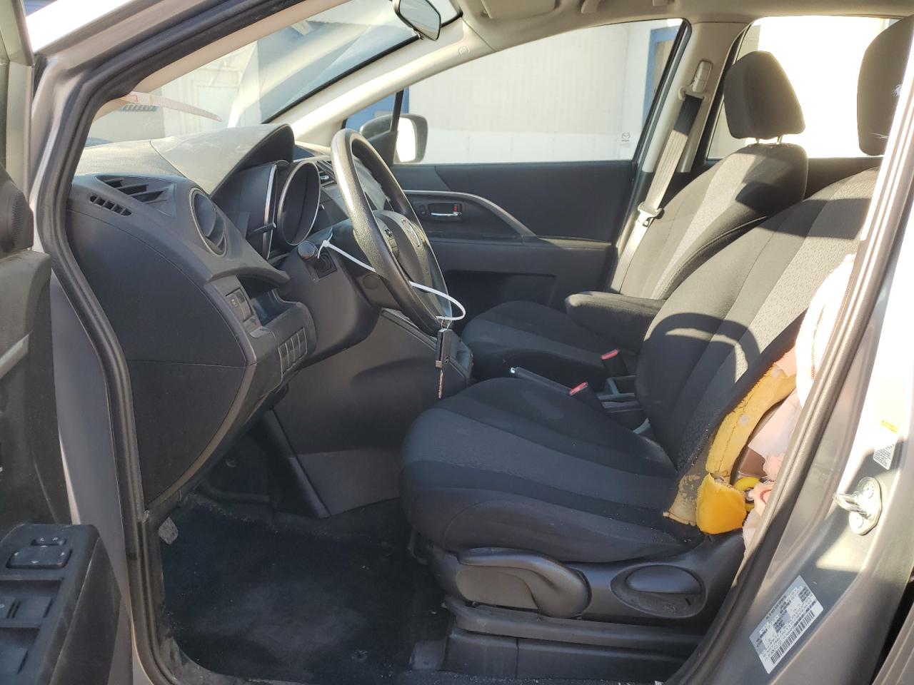 2012 Mazda 5 VIN JM1CW2BL6C0113261 Copart auction photo, side damage thumbnail 7