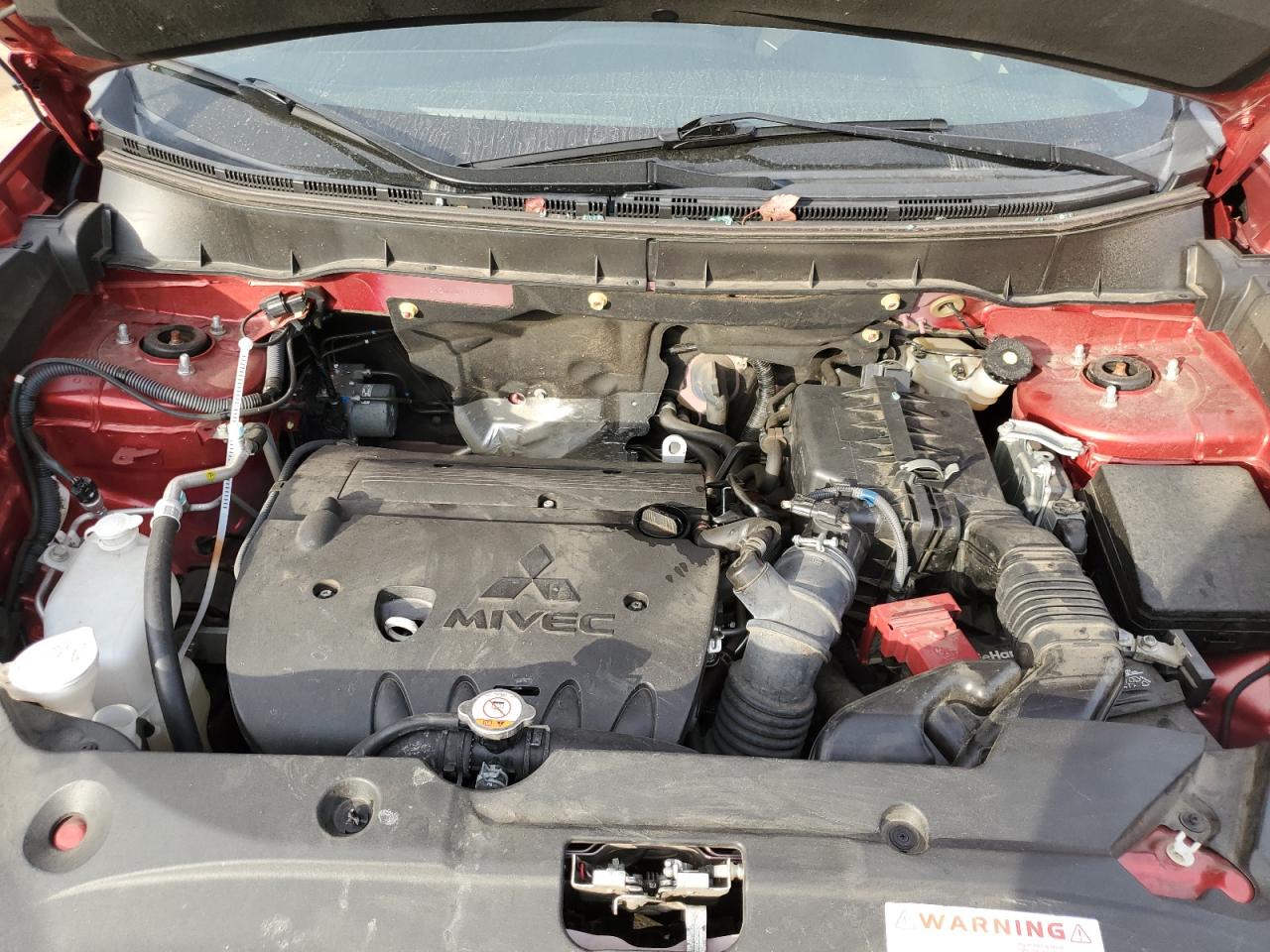 2019 Mitsubishi Outlander VIN JA4AP4AU0KU011997 Copart auction photo, front end damage thumbnail 12