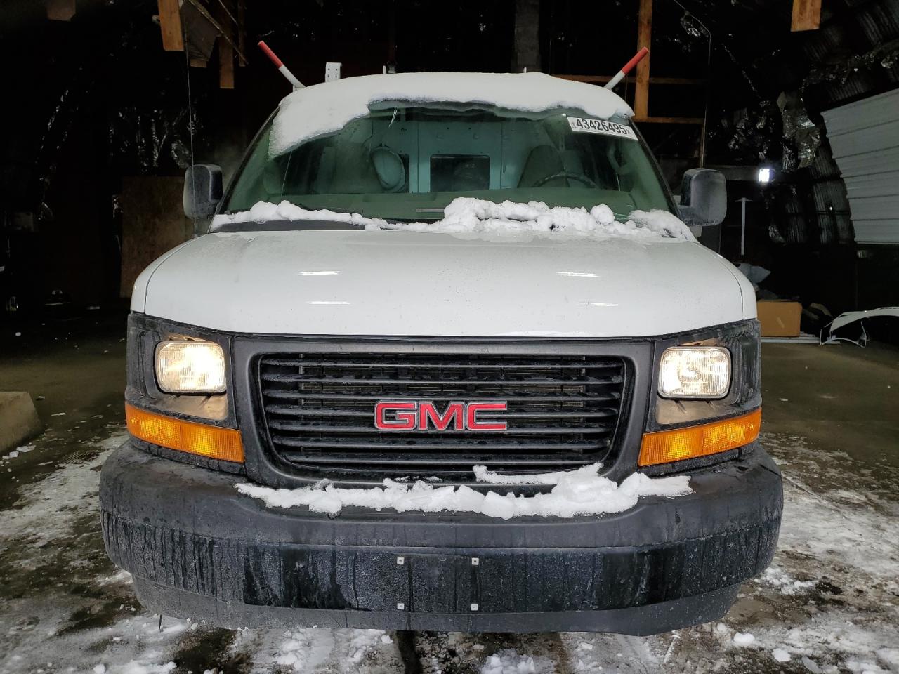 2017 GMC Savana VIN 1GTZ7HFG7H1127873 Copart auction photo, rear end damage thumbnail 5