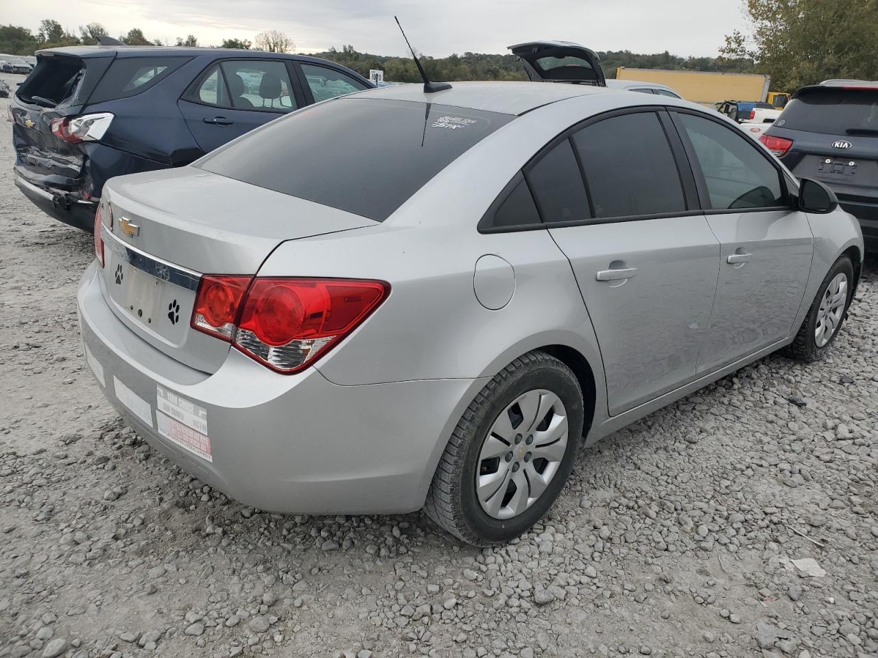 2013 Chevrolet Cruze VIN 1G1PB5SH3D7213474 Copart auction photo, hail damage thumbnail 3