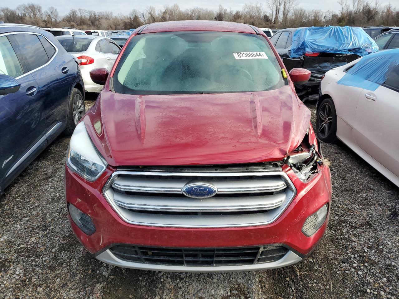 2017 Ford Escape VIN 1FMCU9G90HUE33148 Copart auction photo, side / front end damage thumbnail 5