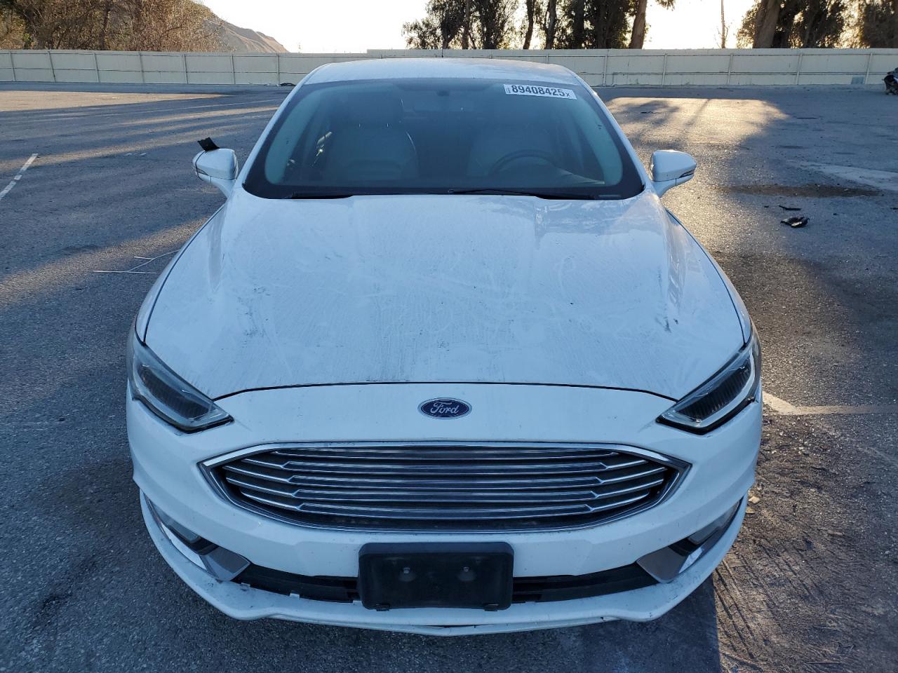 2017 Ford Fusion VIN 3FA6P0PU4HR110338 Copart auction photo, rear end damage thumbnail 5