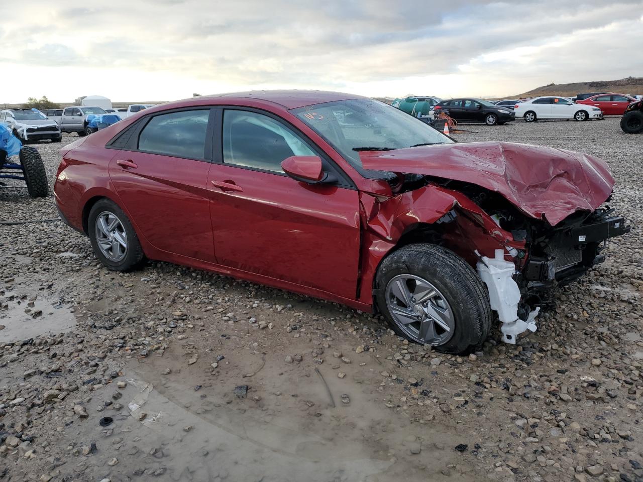 2024 Hyundai Elantra VIN KMHLL4DG8RU785730 Copart auction photo, front end damage thumbnail 4