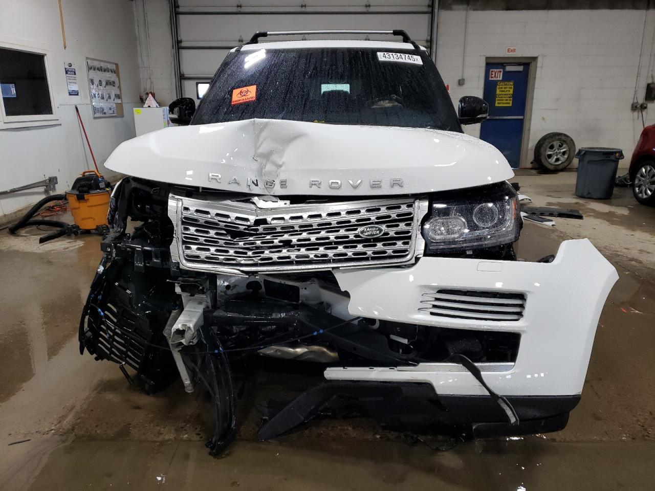 2014 Land Rover Range Rover VIN SALGS3TF3EA177856 Copart auction photo, front end damage thumbnail 5
