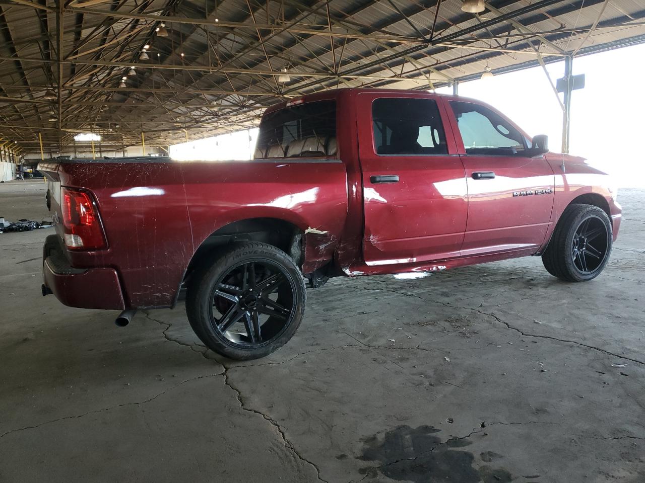 2012 Dodge RAM VIN 1C6RD6KP2CS296003 Copart auction photo, side damage thumbnail 3