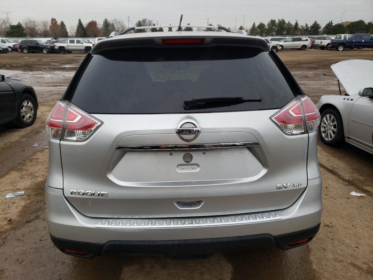 2015 Nissan Rogue VIN 5N1AT2MV9FC790396 Copart auction photo, front end damage thumbnail 6