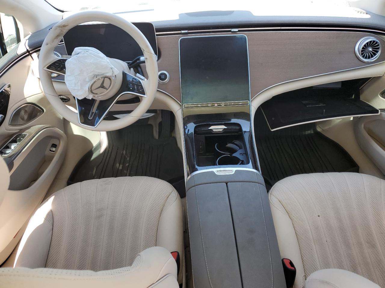2022 Mercedes-Benz EQS VIN W1KCG2DB1NA013640 Copart auction photo, front end damage thumbnail 8